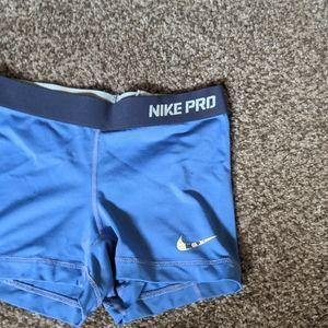Nike Pro Shorts Blue XS